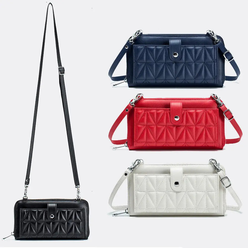 New Fashion Women's Bag with Touchscreen Phone Bag Multi functional Crossbody Bag Shoulder Strap Bag, Handbag, Coin Wallet