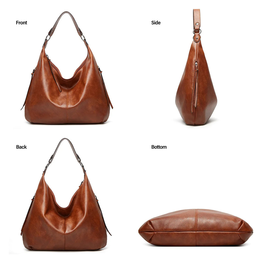 Pahajim Handbag and Wallet Set Handbags for WomenPULeather Shoulder Bag Large Hobo Bags for Ladies Gifts for Girls Shopping Bags