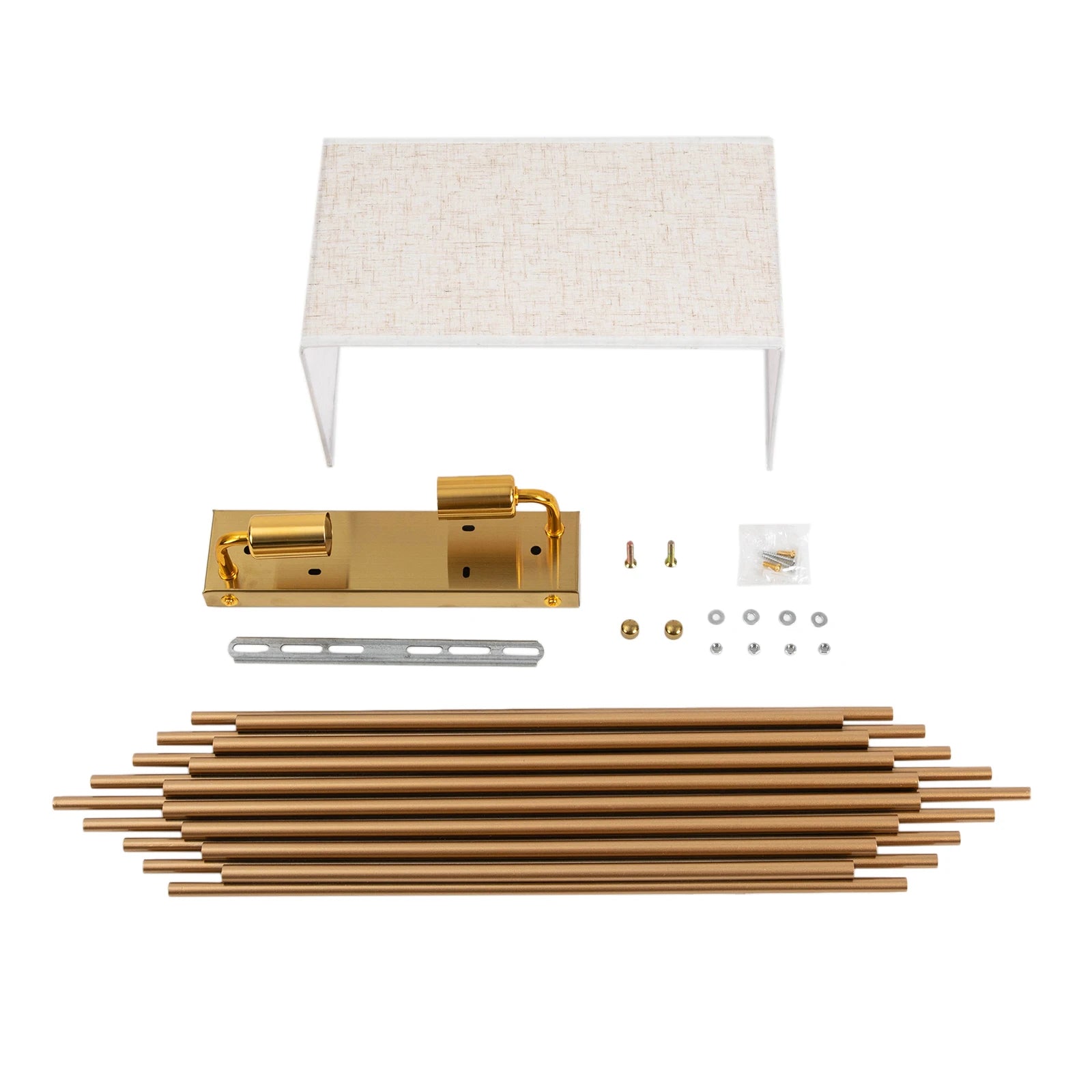 Modern Luxury Industrial Wall Sconce | Indoor Bedroom Lamp with Decorative Lampshade