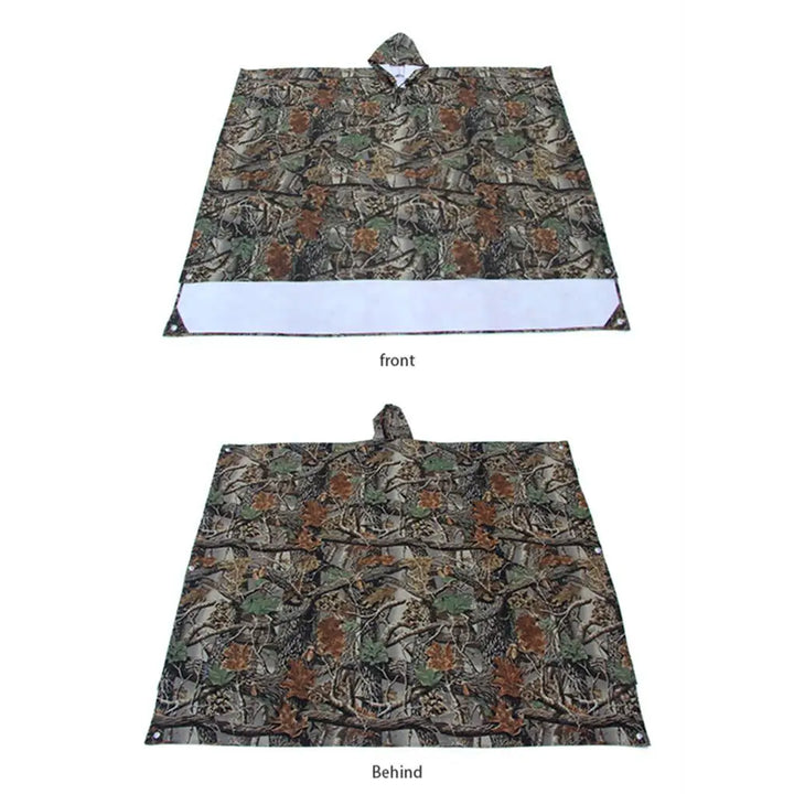 Rain Coats Backpack Raindrops Cover Climbing Hiking Camping Raincoat Poncho Jacket Waterproof Picnic Mat  Camouflage