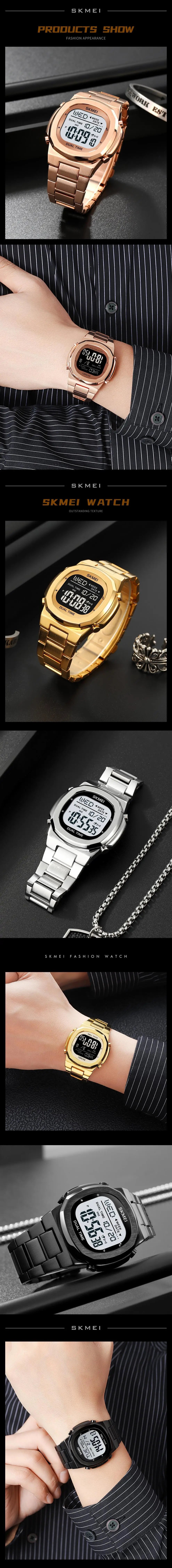 SKMEI Original Brand Digital Sport Watches Men Countdown Timer Chrono Alarm Back Light Wristwatch Waterproof Clock reloj hombre