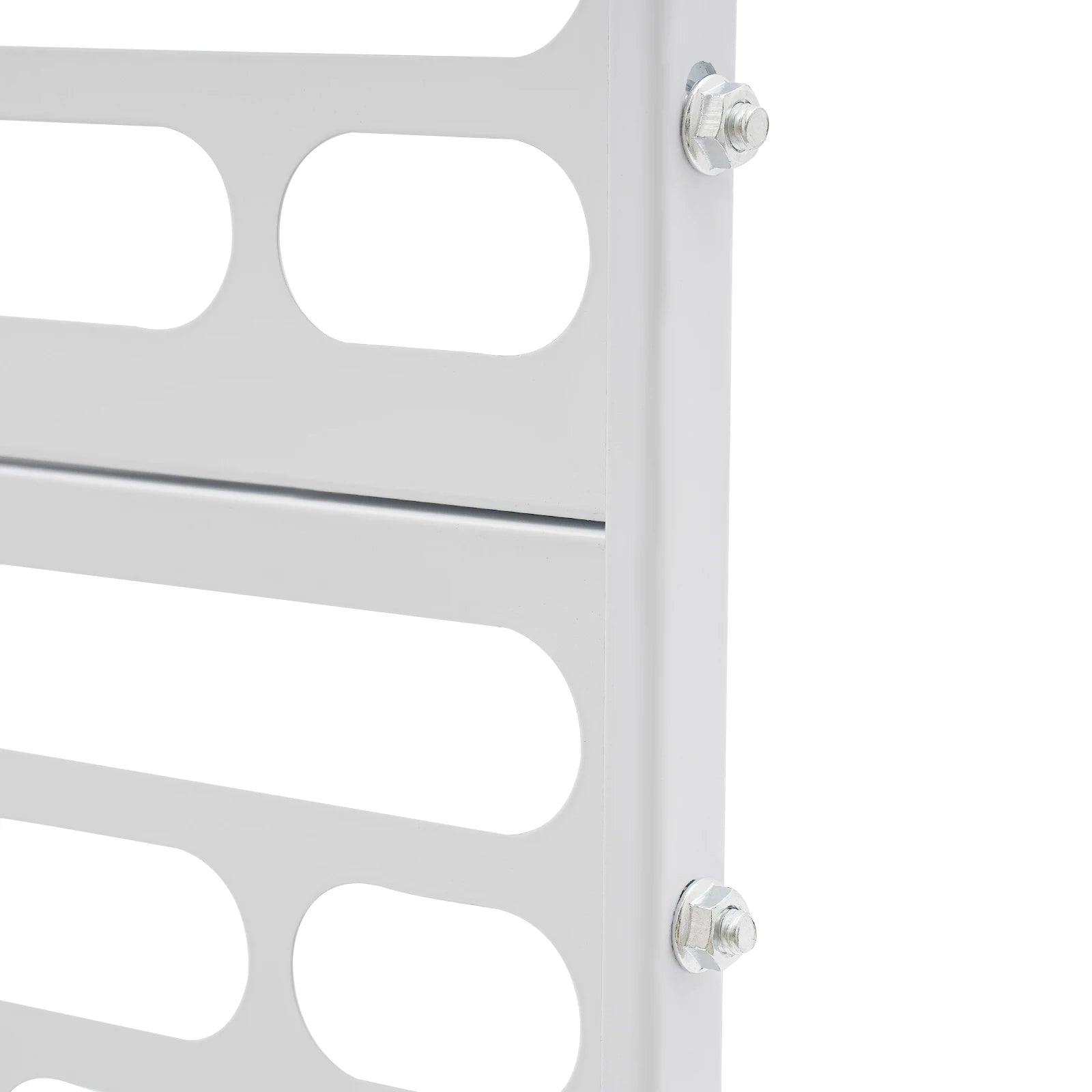 90*40*190cm Outdoor Privacy Fence Screen, White Outdoor Decorative Panels, Freestanding Privacy Screen Fence Panels