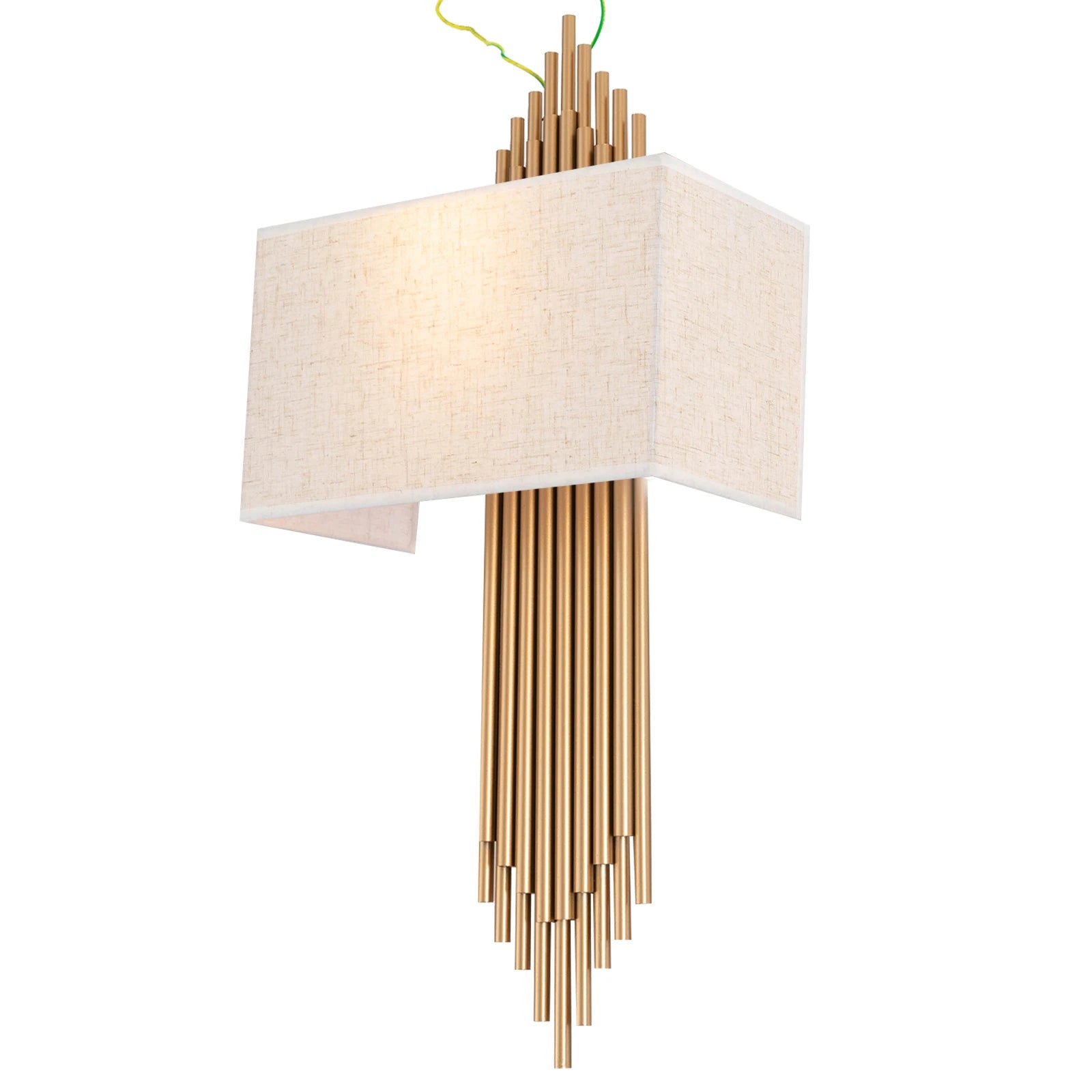 Modern Luxury Industrial Wall Sconce | Indoor Bedroom Lamp with Decorative Lampshade