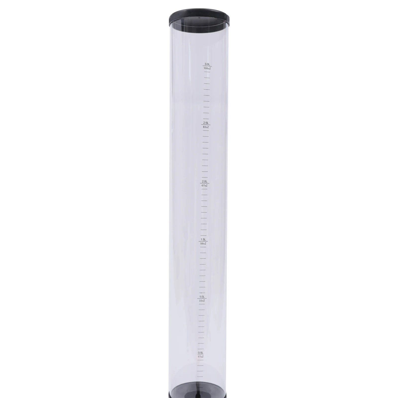 100 oz Beer Tower Dispenser 3L, Clear Beverage Tower Dispenser with Ice Tube, Tabletop Drink Tower for Margarita, Liquor