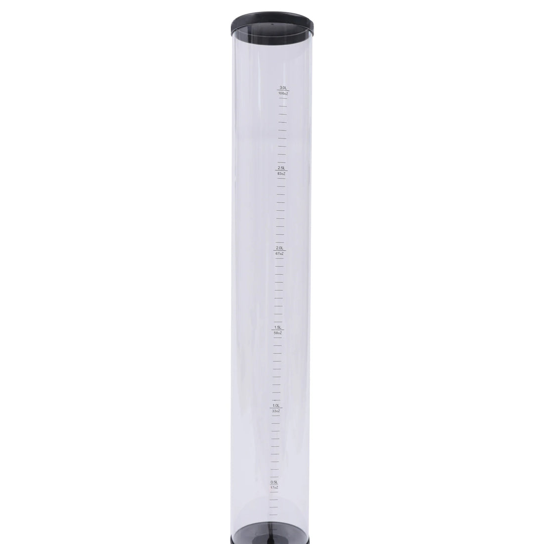 100 oz Beer Tower Dispenser 3L, Clear Beverage Tower Dispenser with Ice Tube, Tabletop Drink Tower for Margarita, Liquor