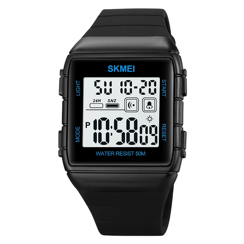 SKMEI Japan Digital movement Mens Sport Watches Military Countdown Alarm Clock 5Bar Waterproof LED Light Wristwatch reloj hombre