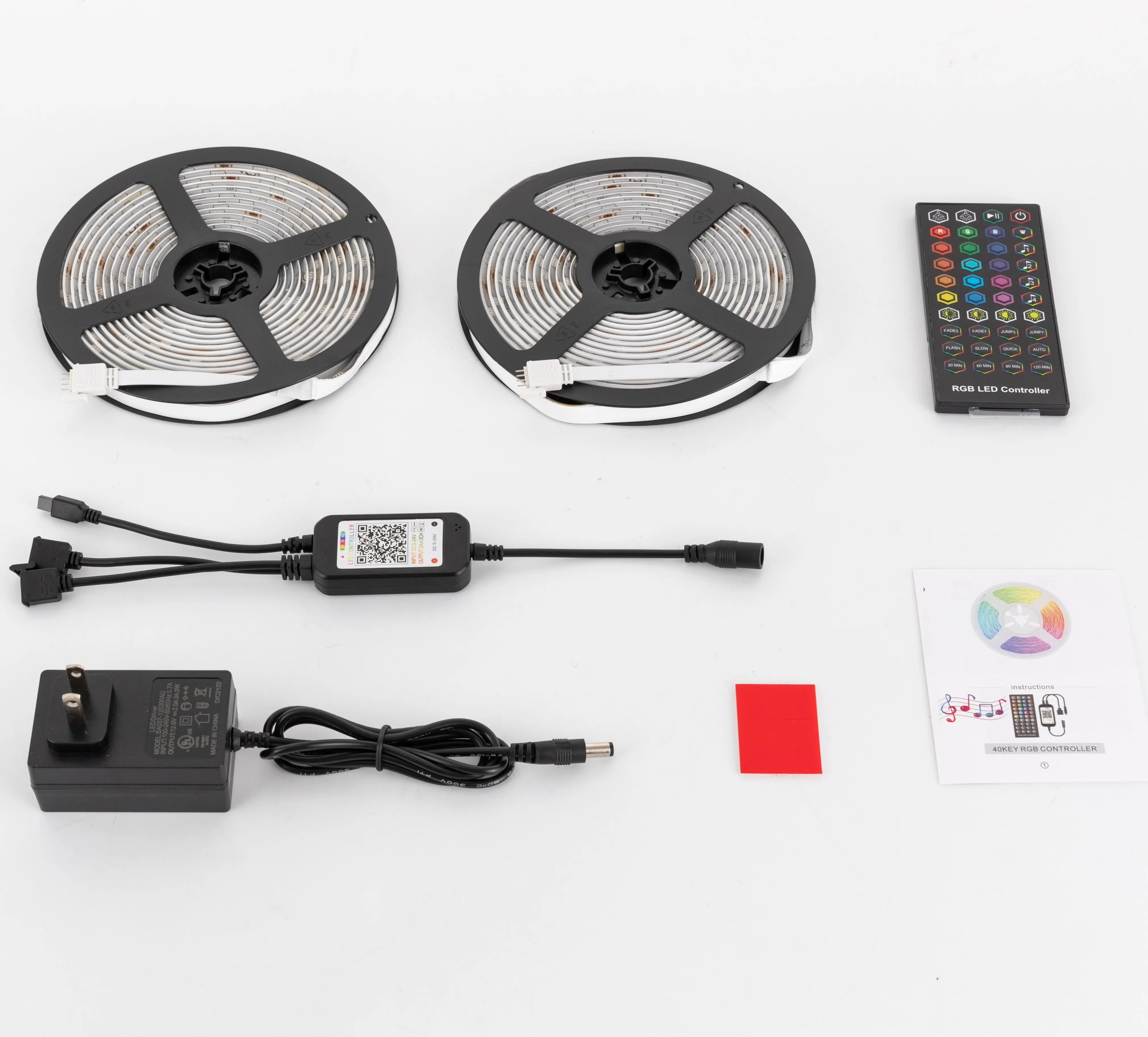 RGB LED Strip Lights App Bluetooth Control Color Changing Light Lamp Tape Room Decoration TV Backlight Diode Party Wedding