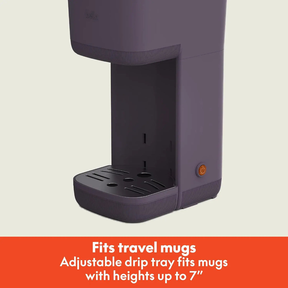 Single Serve Coffee Maker, K Cup & Coffee Ground Compatible with Removable, Adjustable Drip Tray, Auto Shutoff & Reusable Dishwa