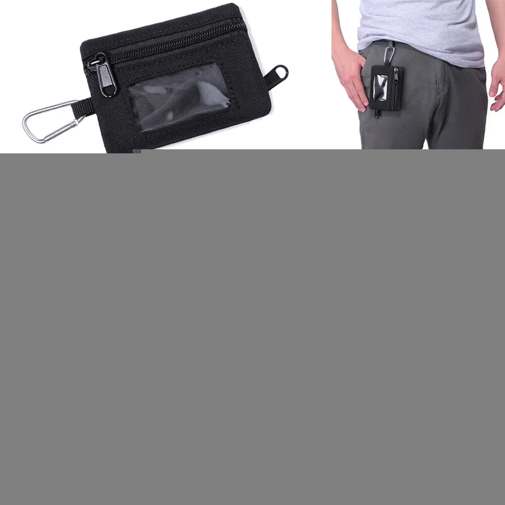 Men Women Tactical Bag Key Pouch Portable Card Holder Wallet Key Holder Money Case for Hiking Camping Hunting Outdoor