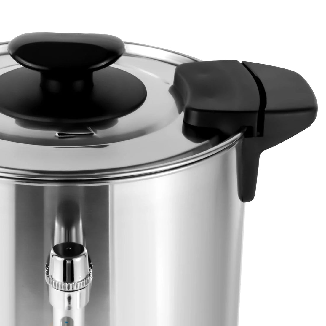 Commercial Coffee Urn Tea Maker Hot Water Beverage Dispenser, 8L Large Stainless Steel Percolate Coffee Maker Hot Water Urn