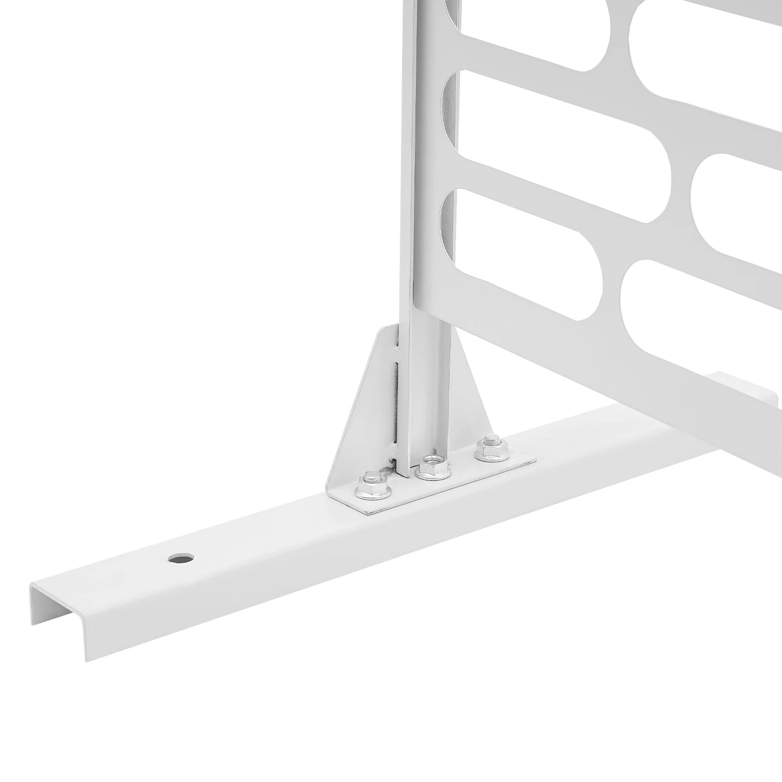 90*40*190cm Outdoor Privacy Fence Screen, White Outdoor Decorative Panels, Freestanding Privacy Screen Fence Panels