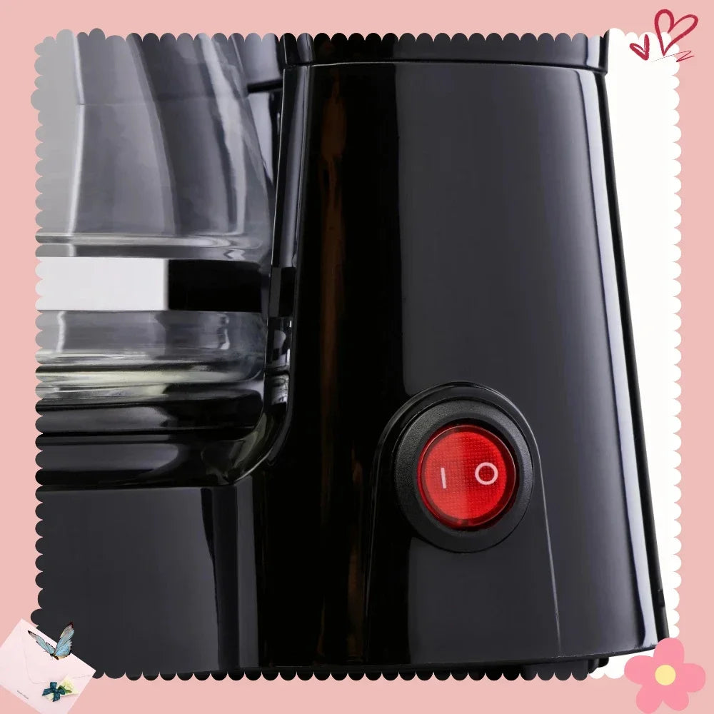 Black 5-Cup Drip Coffee Maker, New