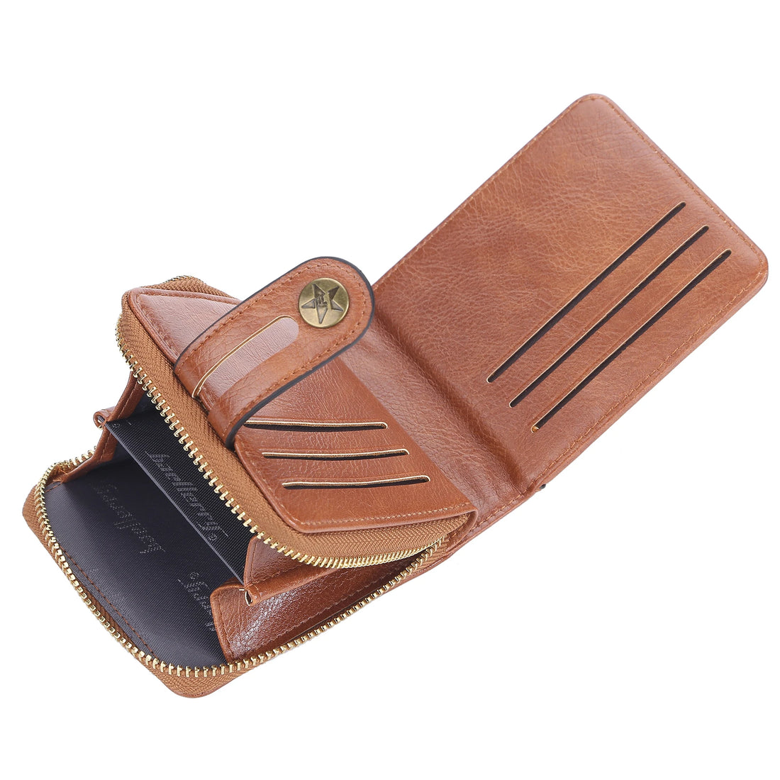 Short Vintage Small Wallet for Men Designer High Quality PU Leather with Coin Pocket Wallet Card Holder Pocket wallets