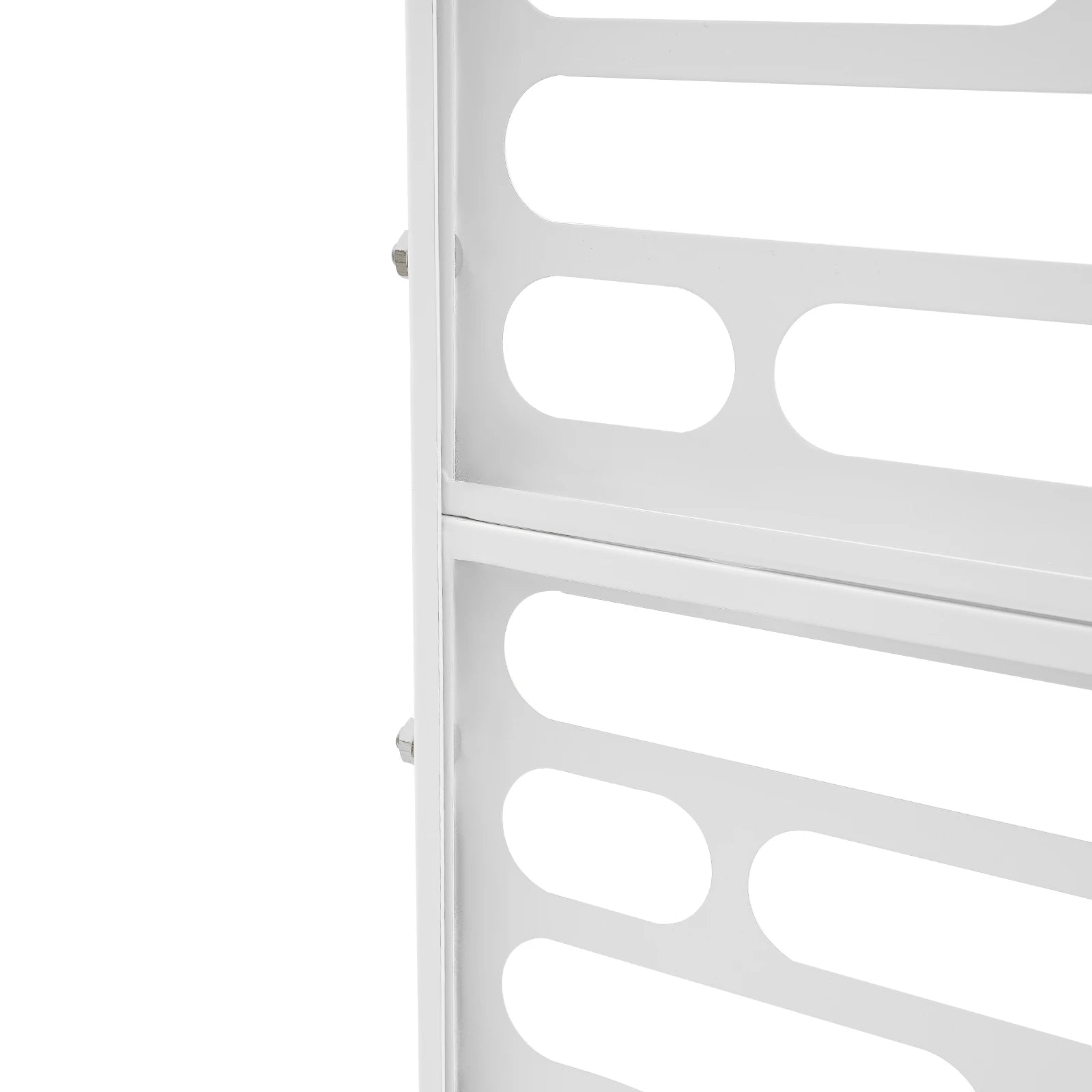 90*40*190cm Outdoor Privacy Fence Screen, White Outdoor Decorative Panels, Freestanding Privacy Screen Fence Panels