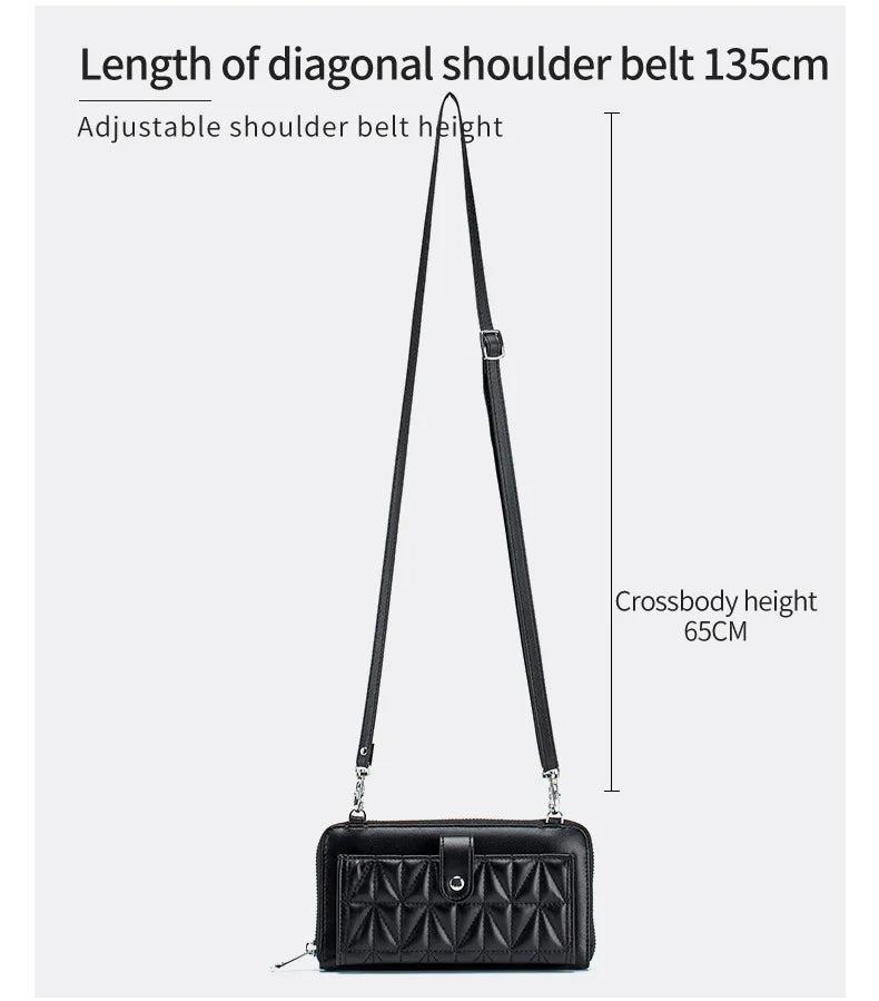 New Fashion Women's Bag with Touchscreen Phone Bag Multi functional Crossbody Bag Shoulder Strap Bag, Handbag, Coin Wallet