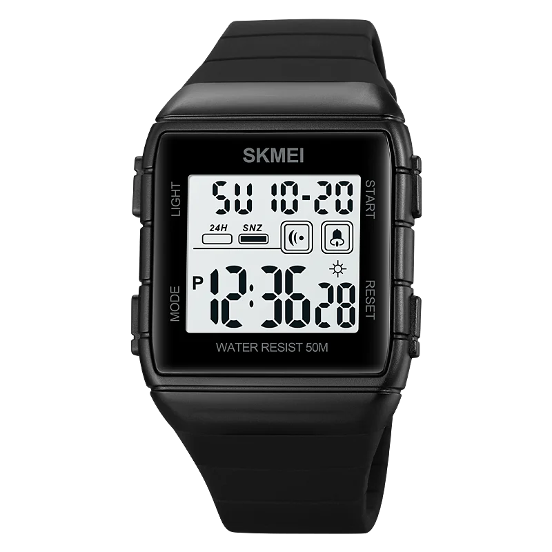 SKMEI Japan Digital movement Mens Sport Watches Military Countdown Alarm Clock 5Bar Waterproof LED Light Wristwatch reloj hombre