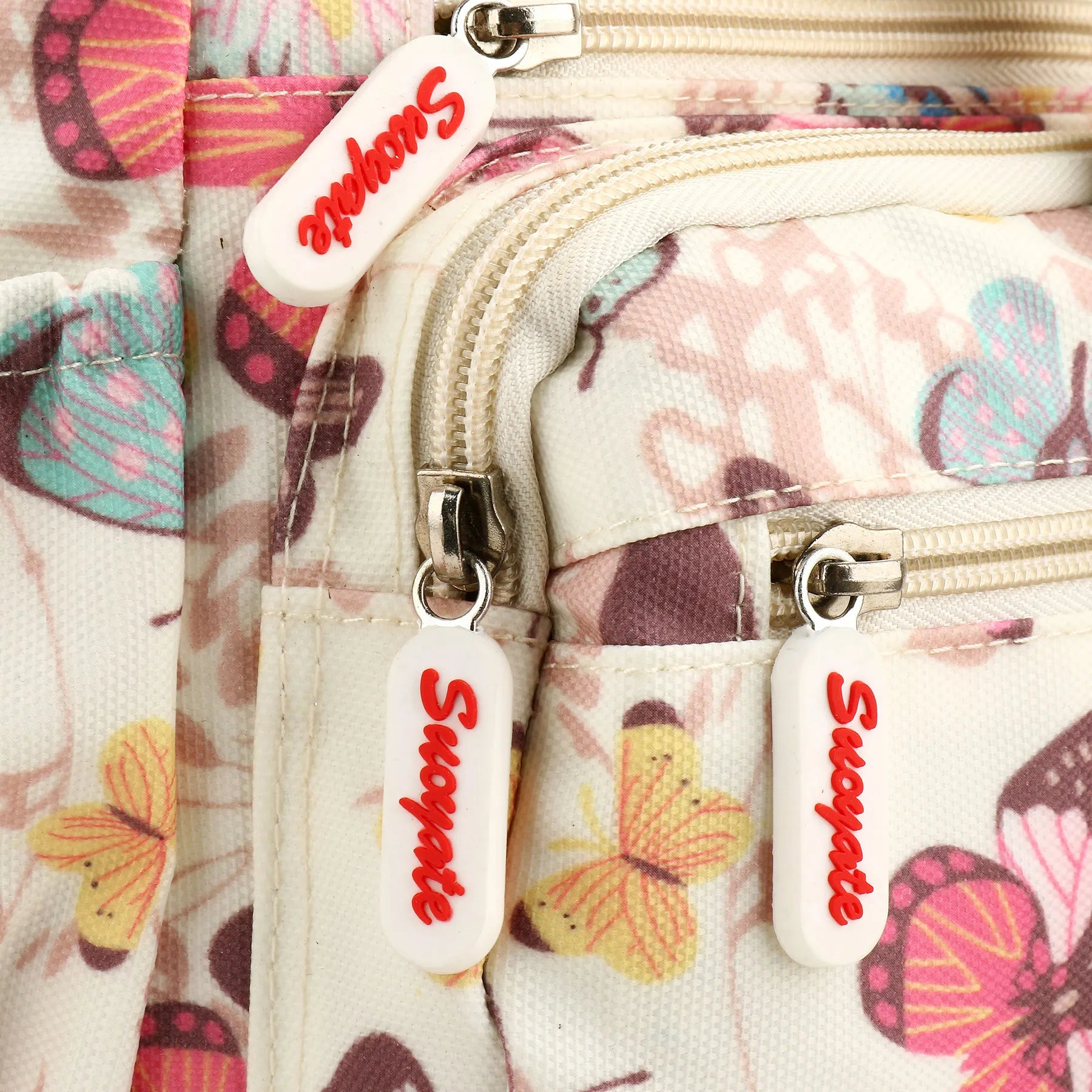 Fashion Multi-Pocket Crossbody Handbags Floral Pattern Female Shoulder Bag for Shopping Messenger Bags Waterproof Crossbody Bag