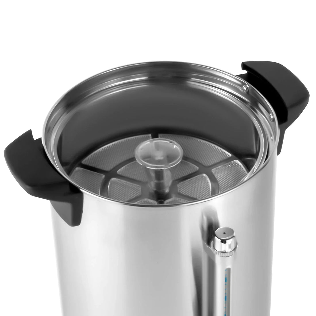 Commercial Coffee Urn Tea Maker Hot Water Beverage Dispenser, 8L Large Stainless Steel Percolate Coffee Maker Hot Water Urn